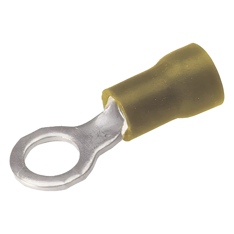 Zapata Terminal de Ojillo para Tornillo 5/16 in (8 mm)/ Calibre 12-10 AWG / Con Aislamiento de Vinilo. HUBBELL BURNDY HUB-TP-10-516