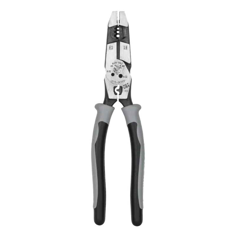 Pinza Híbrida Alta Palanca para Corte/ Ponchado/ Pelacable/ Cortaperno. KLEIN TOOLS J2159CRTP