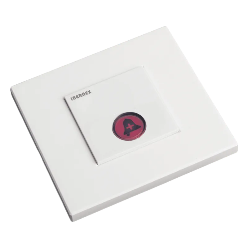 Botón de Llamada Iluminado con Lector RFID 125 KHz, BUS RS485, Compatible con NX0019/B, NX0015 Y NX1021 IBERNEX NX0397/R