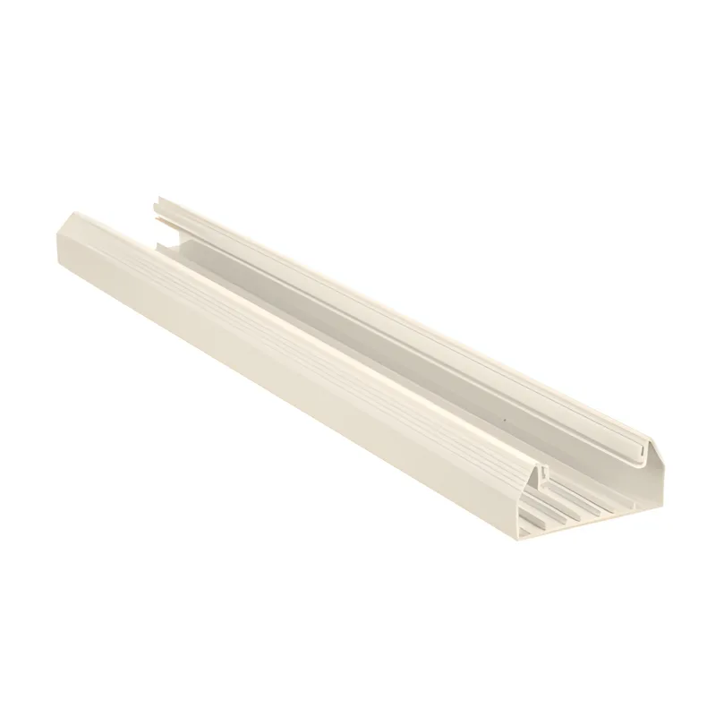 Base para canaleta T-70, de PVC rígido, con orificios perforados para montaje, 103.3 x 44.9 x 1800 mm, Color Blanco Mate PANDUIT T70BIW6