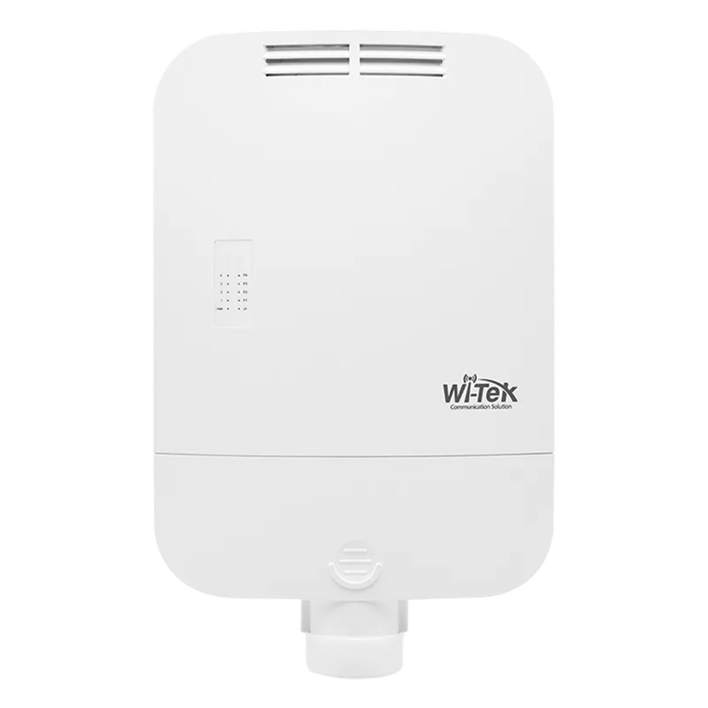 Switch CCTV PoE para exterior / No administrable / Con 4 puertos Gigabit PoE af/at + 1 Puertos Uplink Gigabit + 1 x SFP Gigabit / Presupuesto 65 W / Ideal para Aplicaciones de Videovigilancia WI-TEK WI-PS306GF-O