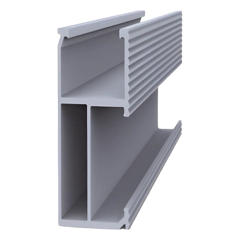 Riel 8 para montaje de módulos fotovoltaicos de aluminio anodizado de 2700mm. EPL-SR8-2700