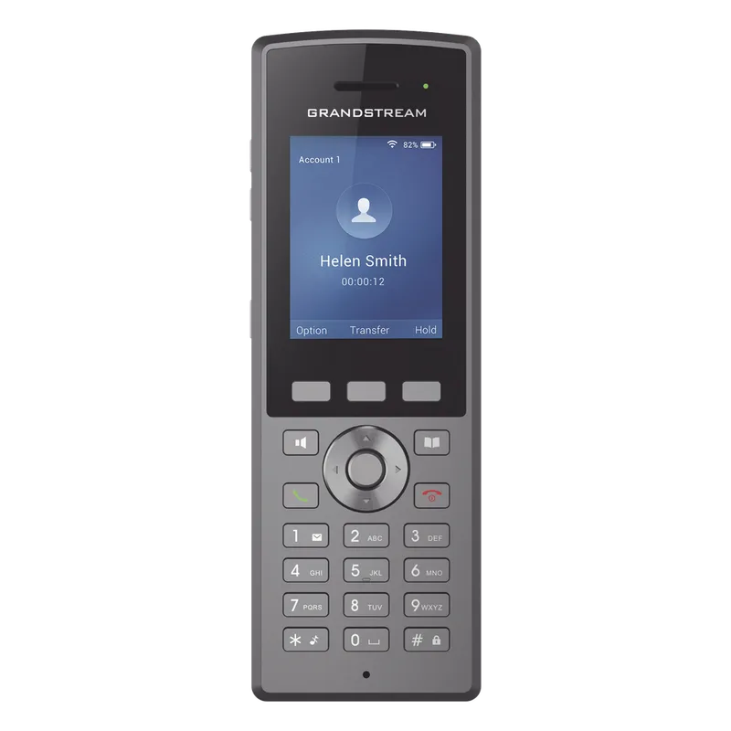 Teléfono WiFi portátil empresarial con diseño resistente IP67, conectividad a la red VoIP vía WiFi GRANDSTREAM WP825