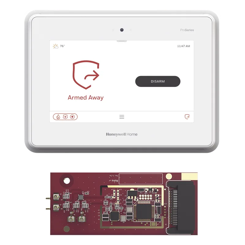 Panel de alarma todo en uno de 7 pulgadas con módulo de toma de control para sensores inalámbricos de otras marcas (5800, 2GIG, DSC, ITI/Qolsys, Bosch) HONEYWELL HOME RESIDEO PROA7TAKEOVER