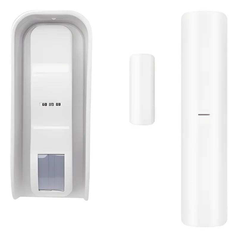 Sensor de Movimiento Tipo Cortina / 100 % Exterior / Alimentado por baterías / Doble tecnología MW & PIR / Compatible con AXPRO / Incluye DS-PDMC-EG2-WB Politec NATSENSORWS-HK