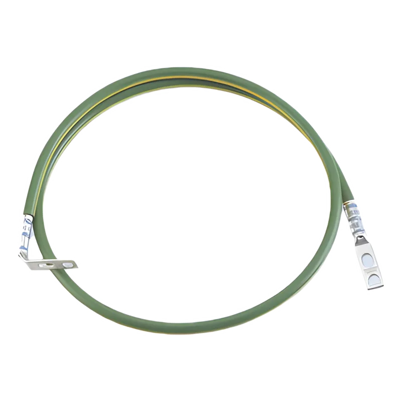 Jumper Para Aterrizar Equipos en Racks o Gabinetes, 6 AWG, con Terminal Doblada a 90 Grados, 0.60 m de Largo PANDUIT RGEJ624PFY