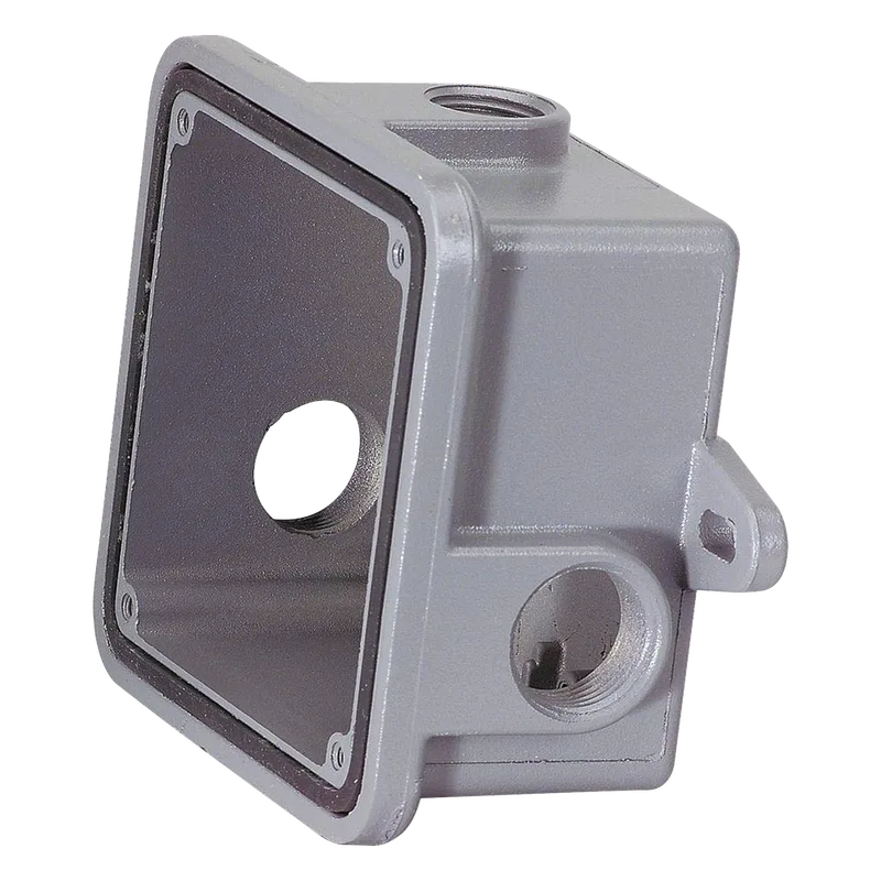 Caja trasera resistente a la intemperie, metálica, gris, accesorio federal signal FEDERAL SIGNAL INDUSTRIAL WB