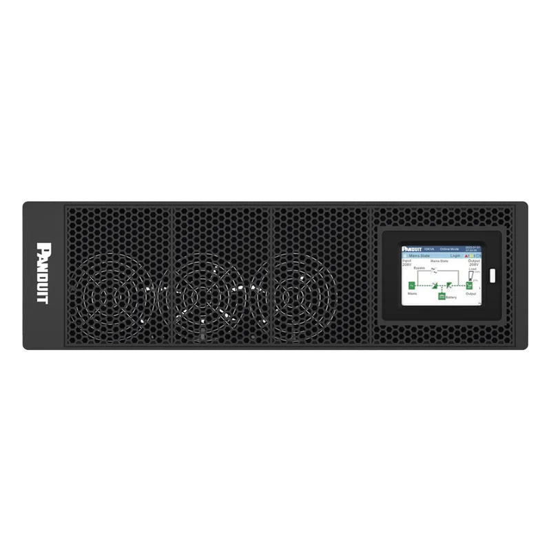 UPS SmartZone de 6000 VA/6000 W, Online Doble Conversión, Entrada 208/240 Vca Con Terminal L1+L2+G, Onda Senoidal Pura, 6 UR, Con 2 Tomas NEMA L6-30R y Terminal L1+L2+G, Incluye Tarjeta de Red y Kit de Rieles PANDUIT U06N11V
