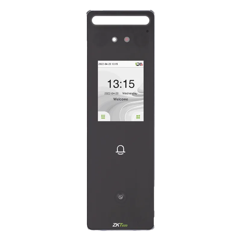Biometrico Para Control de Acceso y Tiempo y Asistencia con Reconocimiento Facial y lLectura de Código QR / Con Salida de Relevador Para 1 Puerta ZKTECO SPEEDFACE-V3L-QR