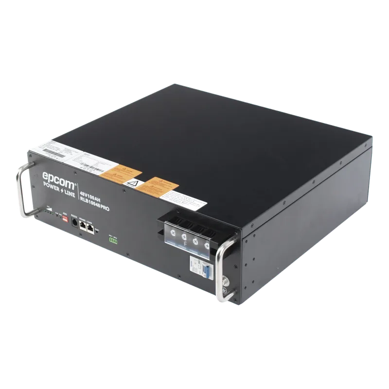 Batería de Litio de 4.8 Kwh, 48 Vcc ,104 Ah, 3U de Montaje en Rack. EPCOM POWERLINE RLB10048PRO