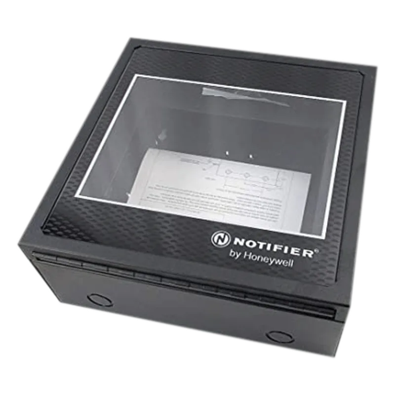 Gabinete de montaje en superficie para anunciador NCA-2 y módulo de red NCM, color negro NOTIFIER ABS-2D