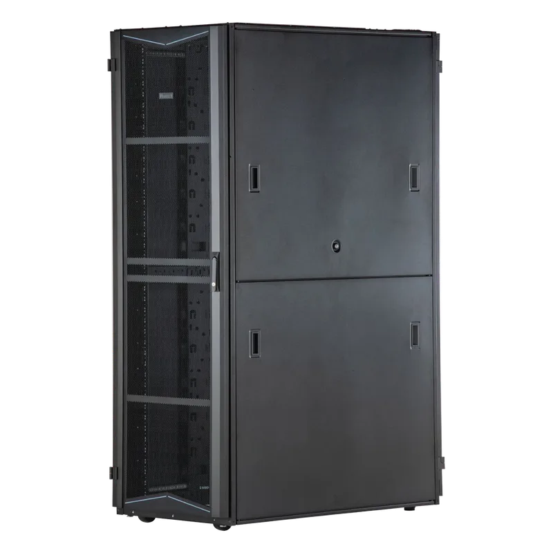 Gabinete FlexFusion para Centros de Datos, 42 UR, 700 mm de Ancho, 1200 mm de Profundidad, Fabricado en Acero, Color Negro PANDUIT XG74222BS0001