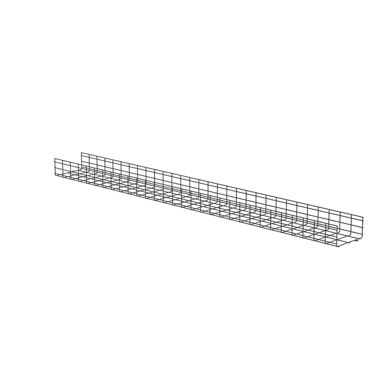 Charola Wire Basket de 12 in (304 mm) de Ancho, 6 in (152 mm) de Alto, 3 m de Largo, Hasta 626 Cables Cat6, Color Negro PANDUIT PWB6X12BL