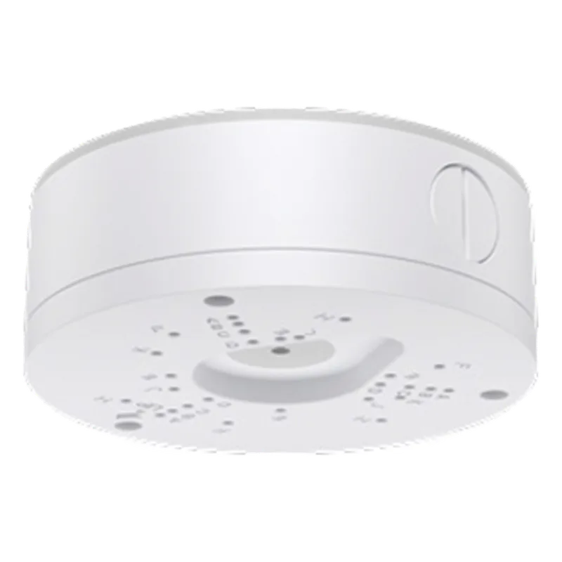 Caja de conexiones circular para cámaras domo IP, aluminio con acabado en polvo, para interior y exterior, compatible con Serie 35 y Serie 60 Honeywell HA60JCBH1