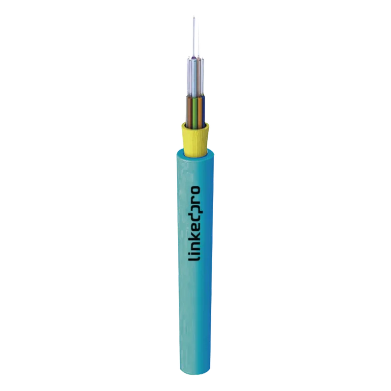Cable de Fibra Óptica Multimodo OM4 50/125, 12 Hilos, para Interior, Tight Buffer 900µm, OFNR Riser, Dieléctrica, Precio Por Metro, (Hasta 2000 Metros en un Solo Tramo de Cable) LINKEDPRO BY EPCOM LP-IC-OM4-R-12