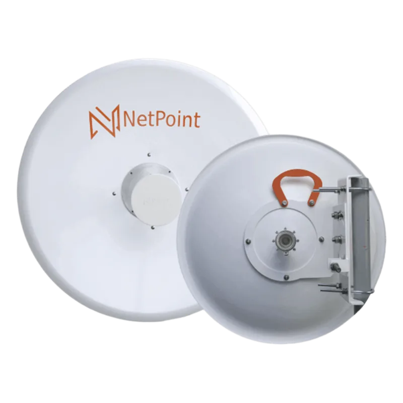 Antena Direccional Blindado para radio C5X, B5X, C6X, B6X/ 36 dBi / Diámetro de la antena 120 cm / Frecuencia de 4.9-6.4 GHz/ Incluye montaje NetPoint NPPRO-S36