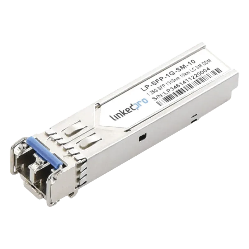 Transceptor Óptico SFP (Mini-Gbic) / Monomodo 1310 nm / 1.25 Gbps / 1000BASE-LX / Conectores LC/UPC Dúplex / DDM / Hasta 10 km LINKEDPRO BY EPCOM LP-SFP-1G-SM-10