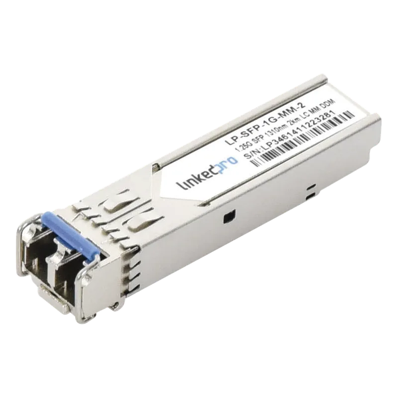 Transceptor Óptico SFP (Mini-Gbic) / Multimodo 1310 nm / 1.25 Gbps / 1000BASE-SX / Conectores LC/UPC Dúplex / DDM / Hasta 2 km LINKEDPRO BY EPCOM LP-SFP-1G-MM-2