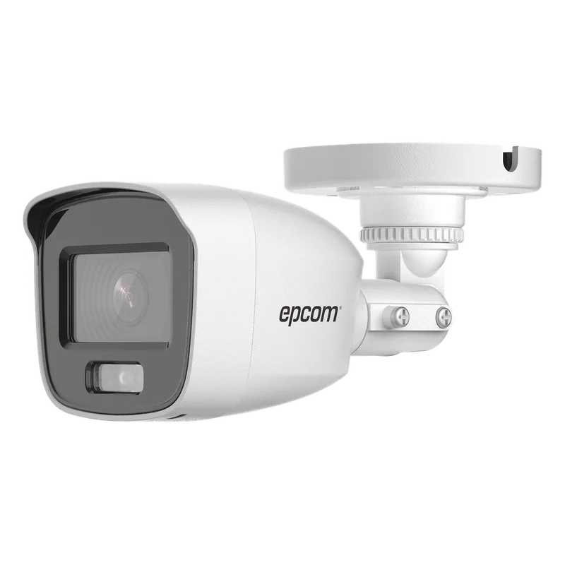[ColorVu] Bala TURBOHD 2 Megapíxel (1080p) / Microfono Integrado / Imagen a color 24/7 / Lente 2.8 mm / METAL / Luz Blanca 20 mts / Exterior IP66 / TVI-AHD-CVI-CVBS / dWDR EPCOM PROFESSIONAL B8-TURBO-C/A
