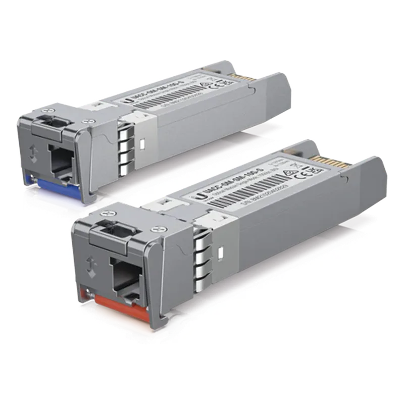 UFiber Módulo SFP+, transceptor MiniGibic MonoModo 10 Gbps, distancia 10 km, un conector LC. Incluye 2 piezas UBIQUITI UACC-OM-SM-10G-S-2