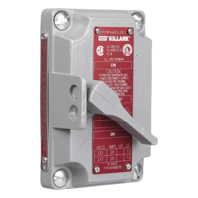 Tapa P/Interruptor Serie XS D/ 2 Polos 20 A 120/277 V CA. HUBBELL KILLARK HUB-XS2C