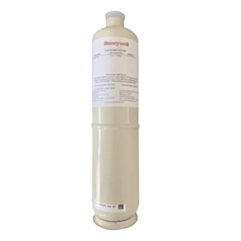 Cilindro de gas de calibración de sulfuro de hidrógeno (H2S) 50 ppm en balance de nitrógeno, 58 litros, para detectores de gases tóxicos HONEYWELL ANALYTICS 998-024-004