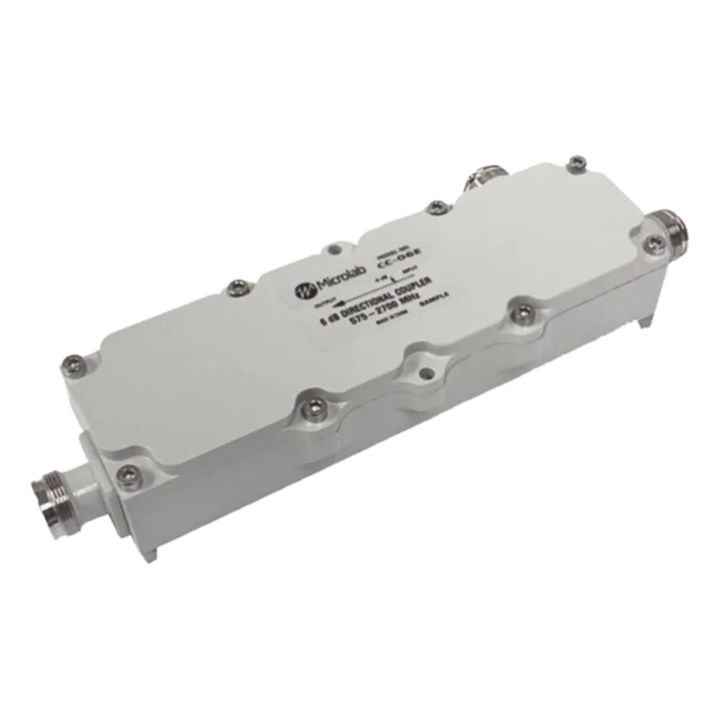 Acoplador direccional 30dB 575-2700MHz 300W - 161 dBc 4.3 - 10 IP67 MICROLAB CC-30E