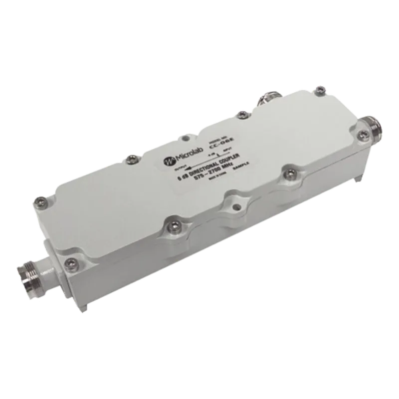 Acoplador direccional 13dB 575-2700MHz 300W - 161 dBc 4.3 - 10 IP67 MICROLAB CC-13E