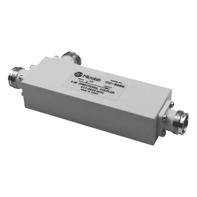 Acoplador direccional 5dB 617-5925MHz 300W-161dBc 4.3-10 IP67 MICROLAB CC-605E