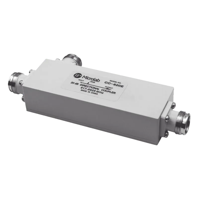 Acoplador direccional 20dB 617-5925MHz 300W-161dBc 4.3-10 IP67 MICROLAB CC-620E