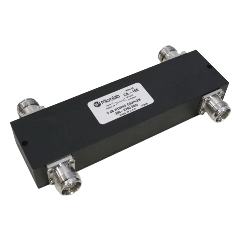 Acoplador hibrido 2x2 350-2700MHz 200W -161dBc 4.3 -10 IP65 MICROLAB CA-16E