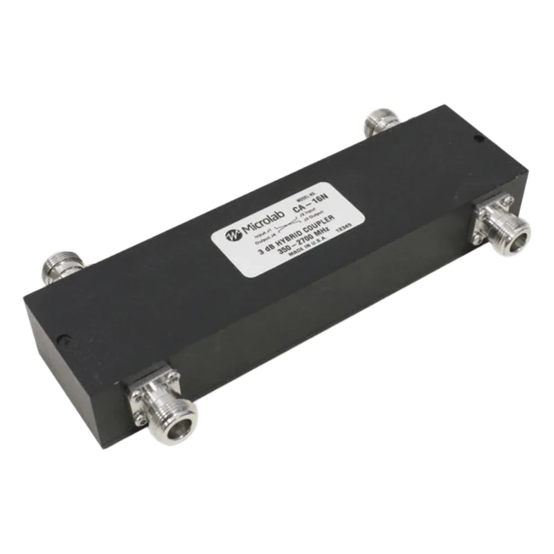 Acoplador hibrido 2x2 350-2700MHz 200W -161dBc tipo N 4.3 -10 IP65 MICROLAB CA-16N