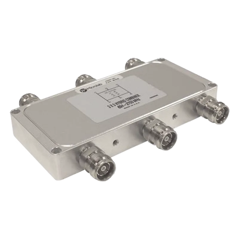 Combinador hibrido 3x3 694-2700MHz 150W -161dBc tipo N IP64 MICROLAB CM-80N