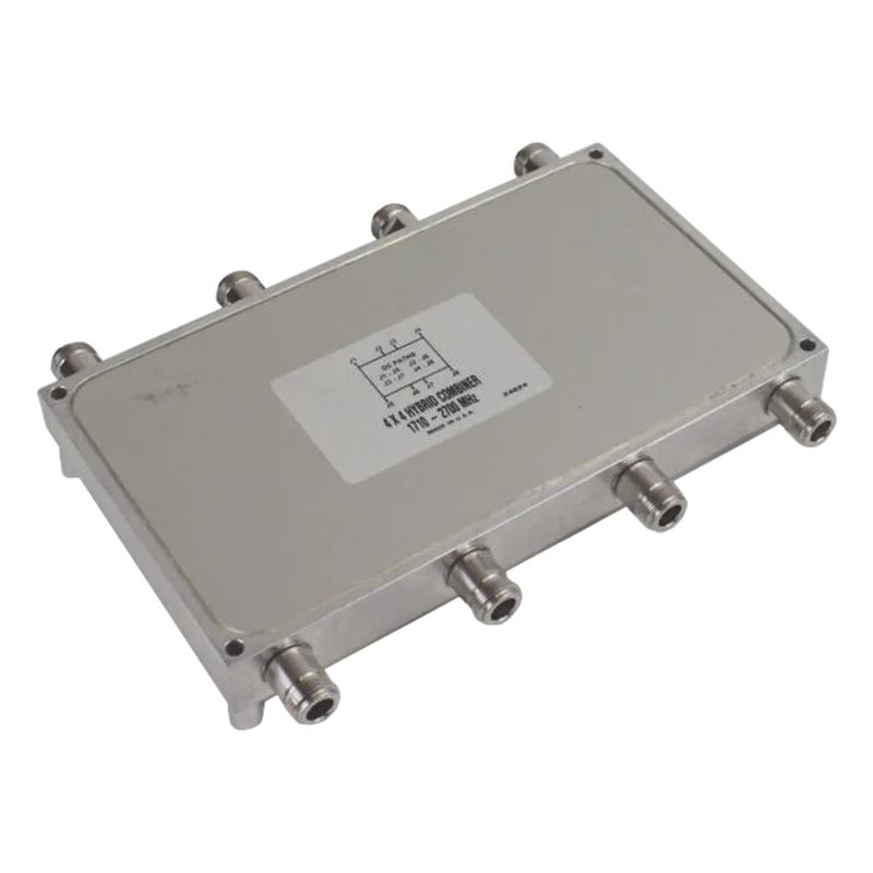 Combinador hibrido 4x4 694-2700MHz 150W -161dBc tipo N IP64 MICROLAB CM-88N