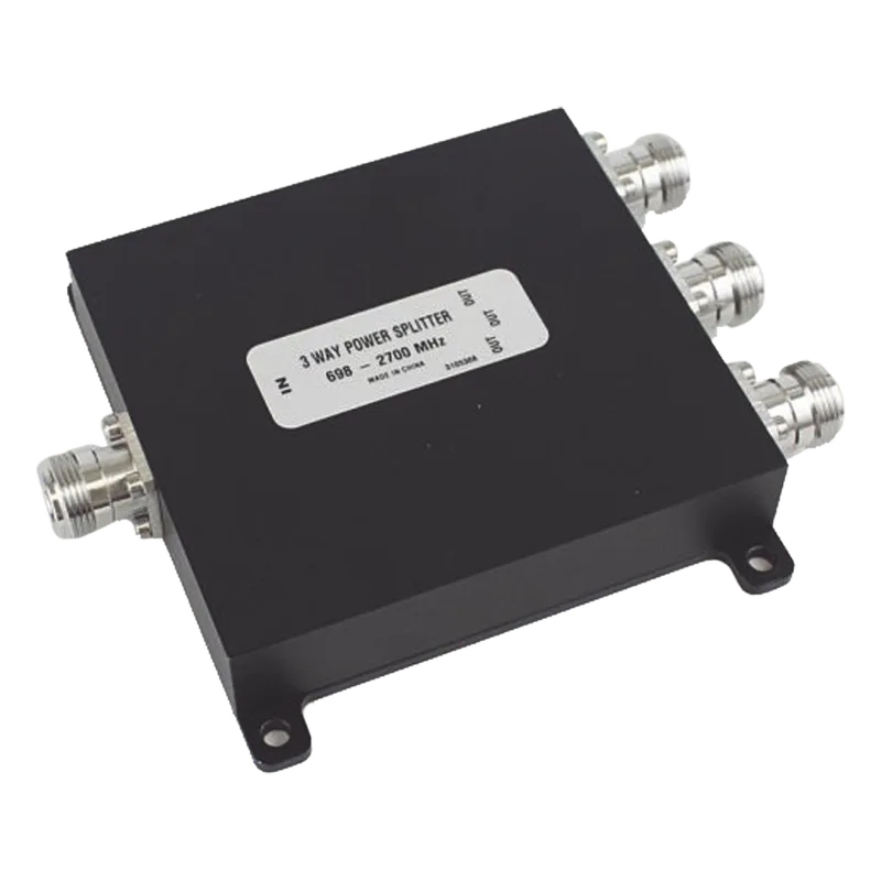 DIVISOR WILKINSON DE 3 VIAS 694-2700MHz 50W -154dBc 4.3-10 MICROLAB D3-72FE