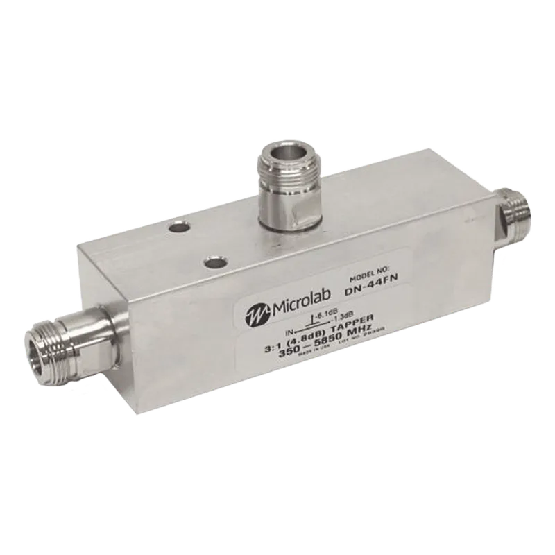 Separador 20dB (100:1) Tap 350-5930MHz 500W -161dBc TIPO N IP67 . MICROLAB DN-04FN
