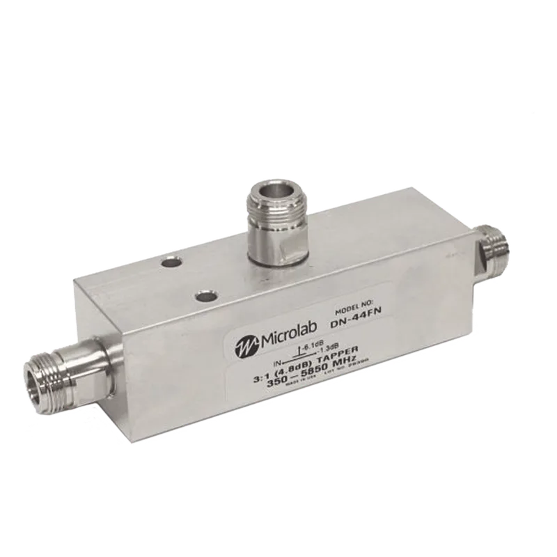 SEPARADOR 4.8dB (3:1) Tap 350-5930MHz 500W -161dBc TIPO N IP67 . MICROLAB DN-44FN