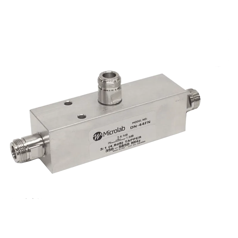 SEPARADOR 6dB (4:1) Tap 350-5930MHz 500W -161dBc TIPO N IP67 . MICROLAB DN-54FN