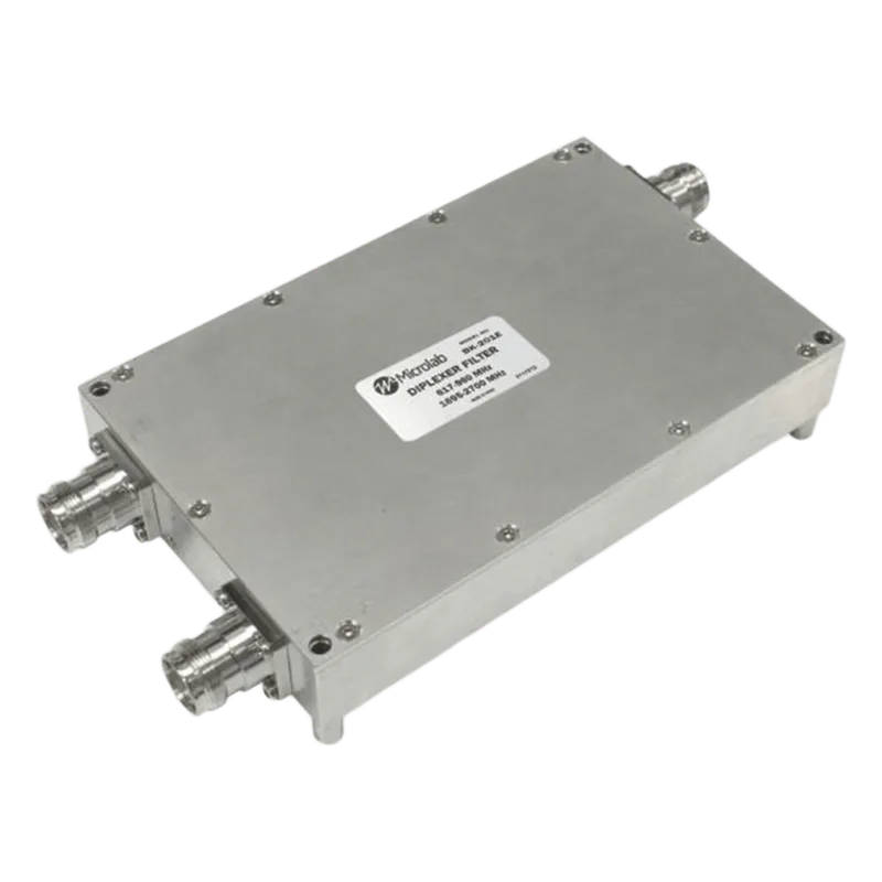 DIPLEXOR 617-960/1695-2700MHz 250W -161dBc N-type IP67 . MICROLAB BK-201N