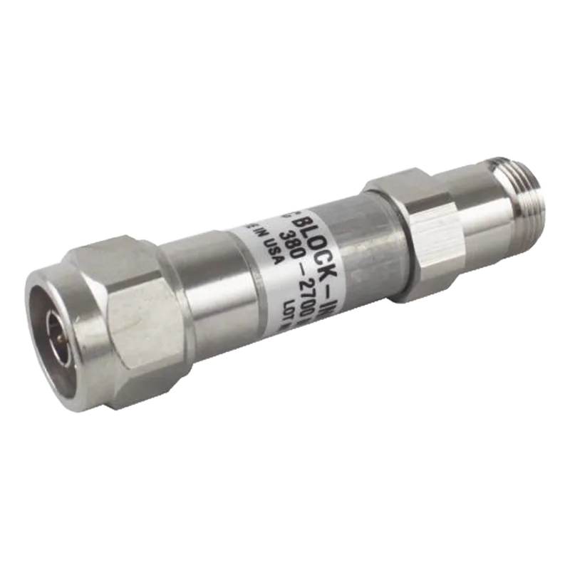 BLOQUEADOR DE DC 250-2700MHz 500W/3kV -164dBc TIPO N IP65 . MICROLAB HR-20N