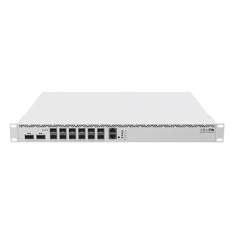 CCR2216-1G-12XS-2XQ, CPU 16 core, 12 SFP28 25 Gbps, 2 QSFP28 100 Gbps MIKROTIK