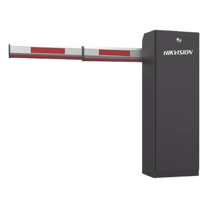 Barrera Vehicular IZQUIERDA a 220 Vca con Brazo Incluido ajustable de 2 a 4 mts / Apertura en 3 Segundos / Incluye banda protectora antigolpe de vehiculos HIKVISION DSTMG4B0LA/4M-220