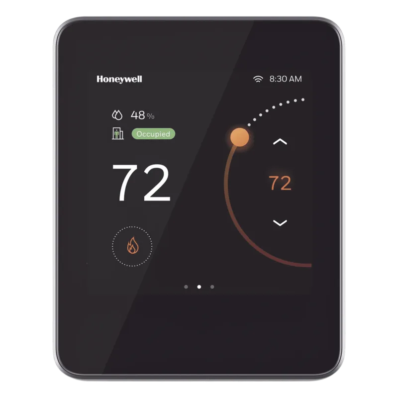 Termostato comercial conectado para unidades rooftop y bomba de calor con BACnet MS/TP, BACnet IP sobre Wi-Fi y app móvil HONEYWELL BMS TC500A-N