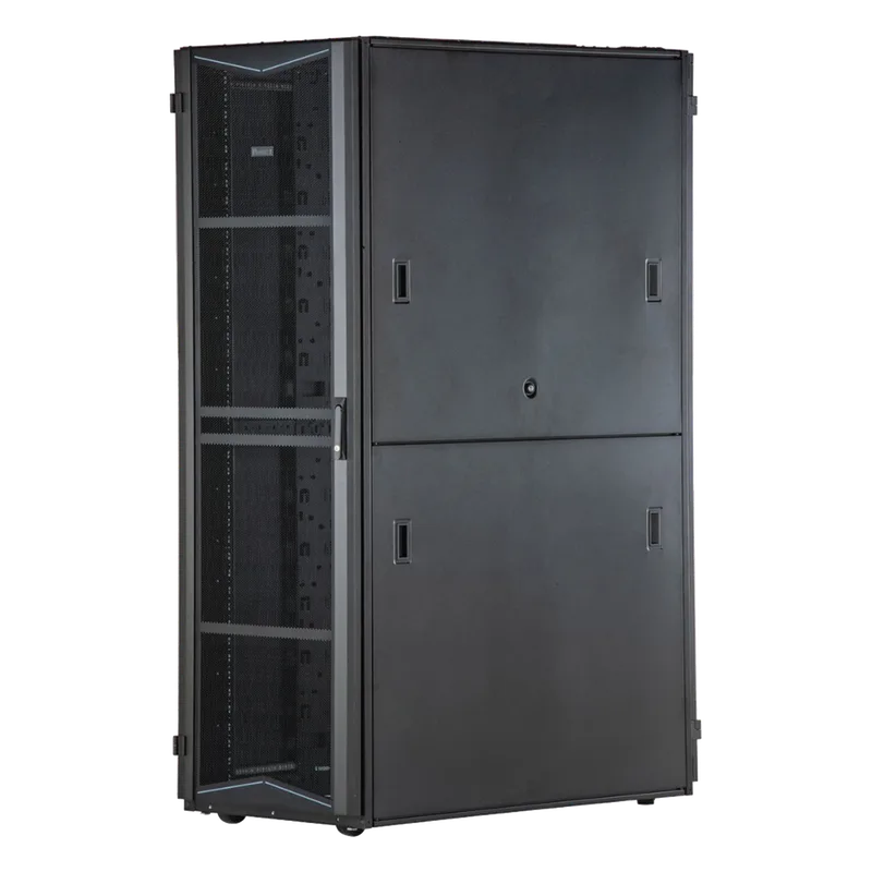 Gabinete FlexFusion para Centros de Datos, 45 UR, 700 mm de Ancho, 1070 mm de Profundidad, Sin Paneles Laterales, Fabricado en Acero, Color Negro PANDUIT XG74519BS0002