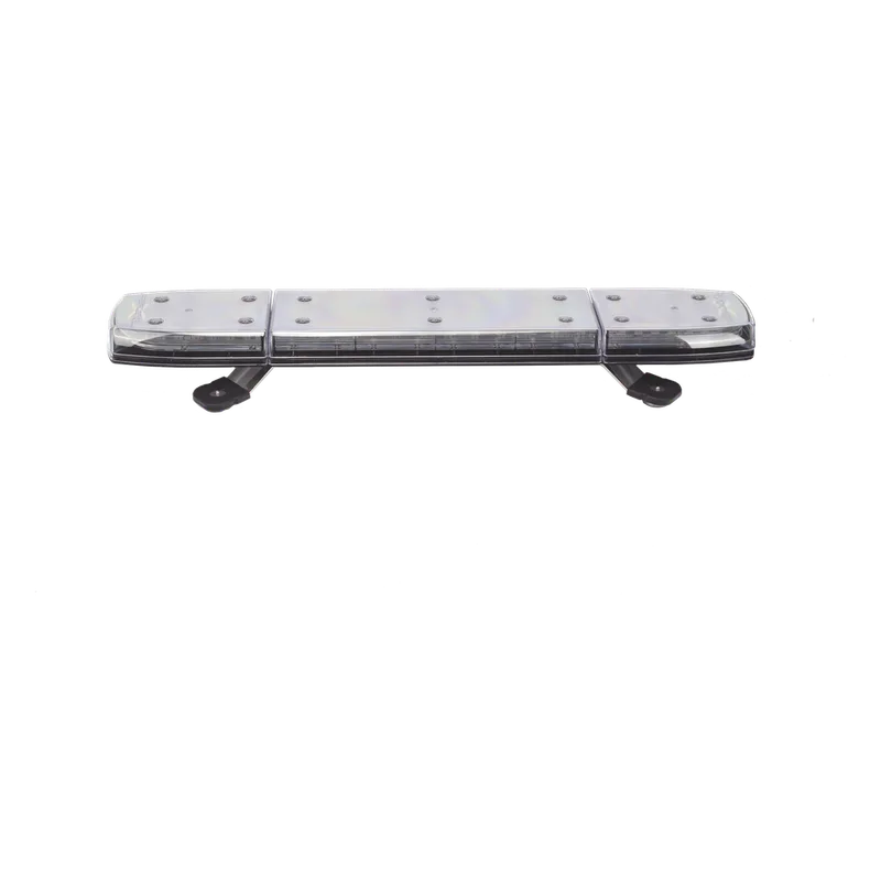 Mini Barra de Luces de 144 LED, Ambar/Blanco, 24 Pulgadas, Lente Transparente, Montaje Con Iman Y Conexion Para Encendedor De Vehiculo ECCO 11-024CAC-E-MG