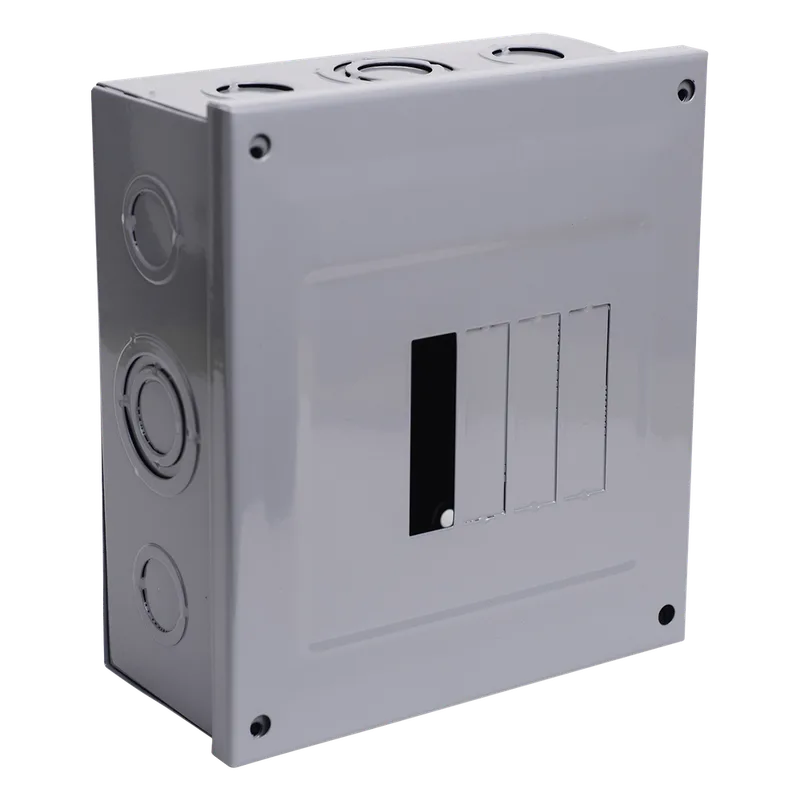 Centro de Carga para Sobreponer, 04 Polos, 100 A, 1 Fase 3 Hilos, 120/240 V AC, 60Hz CHINT C2Q04S