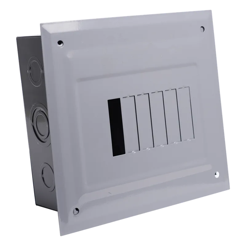 Centro de Carga para Empotrar, 06 Polos, 60 A, 1 Fase 3 Hilos, 120/240 V AC, 60Hz CHINT C2Q06E