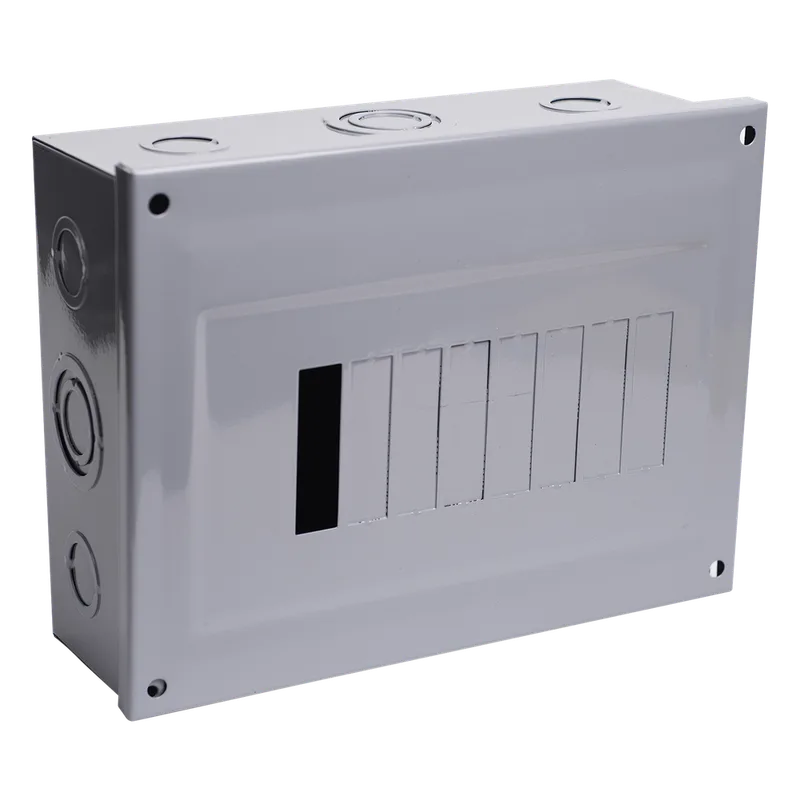 Centro de Carga para Sobreponer, 08 Polos, 100 A, 1 Fase 3 Hilos, 120/240 V AC, 60Hz CHINT C2Q08S