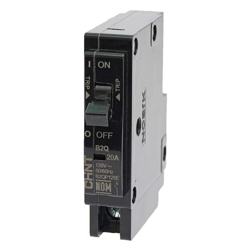 Interruptor Termomagnético Enchufable, Serie: B2Q, 1P, 30A, 120/240V (SKU:1002265) CHINT B2QP130E