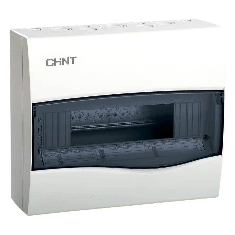 Caja de distribución para sobreponer, IP40, 12 módulos (SKU: 8101007) CHINT CD40S12